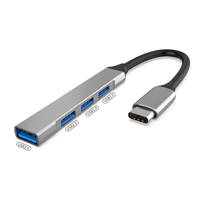 USB C 4- hub port USB 3.0